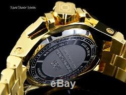 NEW 50MM Invicta Excursion Twisted Metal Silver Dial All Gold Bracelet Watch