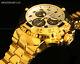 New Invicta Men Stainless Steel Twisted Metal Swiss Z60 Chrono Excursion Watch