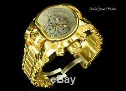 NEW Invicta Reserve 52mm Bolt Zeus White MOP DIAL MAGNUM 18K Gold Plated Watch