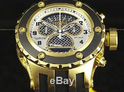 NEW Invicta Subaqua Swiss Made Chronograph 18K Gold Ip Twisted Metal SS Watch