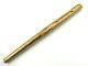 Nice Vintage C1980 Parker 180 Ecorse Bark Gold Plated Fountain Pen 14k Xf-m