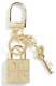 Nwt Authentic Tory Burch Gold Plated Padlock Key Fob Bag Charm With Gift Bag Rare