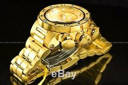 New Invicta Men's 52mm Subaqua Noma Swiss Chrono 18K Triple Gold Plated Watch