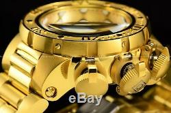 New Invicta Men's 52mm Subaqua Noma Swiss Chrono 18K Triple Gold Plated Watch