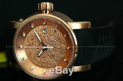 New Invicta S1 YAKUZA 18 K Rose Gold Plated NH35 AUTOMATIC 24 Jewels Poly Watch