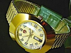 New Rado Diastar R12413493 Automatic Gold Plated Swiss Men's Wrist Watch