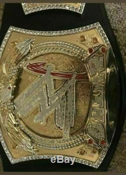New Replica WWE Championship Spinner Title Belt Brass Metal Golden Plated