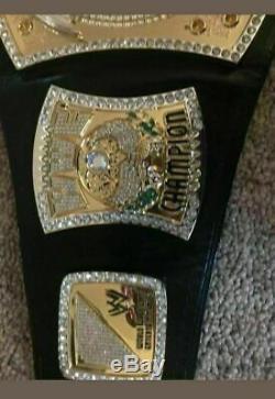 New Replica WWE Championship Spinner Title Belt Brass Metal Golden Plated