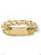 New Versace Men's 24k Gold Plated Double Medusa Chain Bracelet