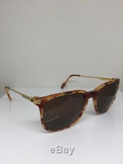 New Vintage Cartier Reflet Sunglasses C. Tiger Red with Gold Plated 56mm France