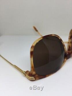 New Vintage Cartier Reflet Sunglasses C. Tiger Red with Gold Plated 56mm France