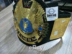 New WWF Attitude Era Big Gold Championship Belt 4mm Metal Plates Adult Size