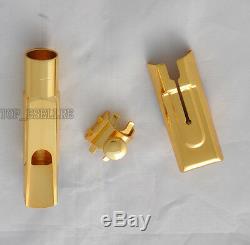 Newest Metal Mouthpiece for Alto Saxophone Eb sax Gold Plated 7#