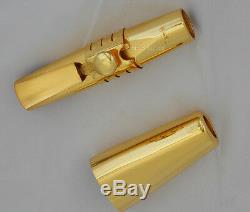 Newest Professional Gold Plated Metal Mouthpiece for Tenor Saxophone Bb Sax TG#