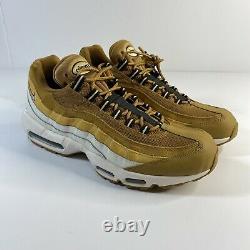 Nike Air Max 95 Essential Mens Size 14 Wheat White Celestial Gold AT9865-700
