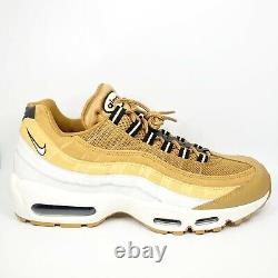 Nike Air Max 95 Essential Mens Size 9.5 Wheat White Celestial Gold AT9865-700