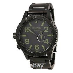 Nixon A0571042 Men's 51-30 Tide Black Ion Plated Stainless Steel Watch