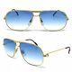 Occhiali Cartier Tank T8100022 Vintage Sunglasses 18kt Gold Plated 1980's