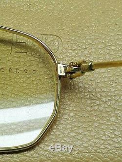 OCCHIALI FRED AMERICA CUP VINTAGE SUNGLASSES unisex France GOLD PLATED RARE