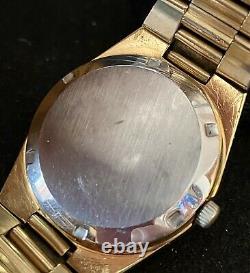 OMEGA 1972 GENEVE 166.0125 Gold Plated AUTOMATIC DAY & DATE 1012 35mm Watch
