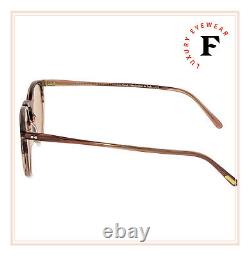Oliver Peoples O'malley Rose Vsb Coral 18K Gold Plated Eyeglasses OV5183 45mm