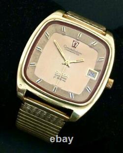 Omega Constellation Gold Plated Chronometer f300hz Electronic Quartz Vintage