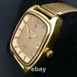 Omega Constellation Gold Plated Chronometer f300hz Electronic Quartz Vintage