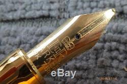 PARKER Duofold Accession LE 23k Gold plated with inscription Fountain Pen