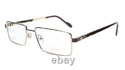 Paul Vosheront Eyeglasses Frame PV323 C1 Gold Plated Wood Italy 57-17-145 32