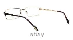 Paul Vosheront Eyeglasses Frame PV323 C1 Gold Plated Wood Italy 57-17-145 32