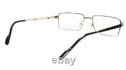 Paul Vosheront Eyeglasses Frame PV323 C1 Gold Plated Wood Italy 57-17-145 32