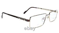 Paul Vosheront Eyeglasses Frame PV323 C1 Gold Plated Wood Italy 57-17-145 32