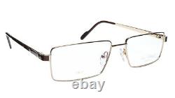 Paul Vosheront Eyeglasses Frame PV323 C1 Gold Plated Wood Italy 57-17-145 32