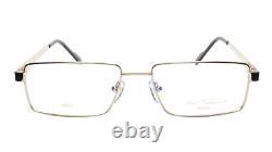 Paul Vosheront Eyeglasses Frame PV323 C1 Gold Plated Wood Italy 57-17-145 32