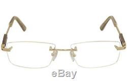 Paul Vosheront Eyeglasses PV370 PV/370 C1 23kt Gold Plated Optical Frame 57mm