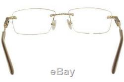 Paul Vosheront Eyeglasses PV370 PV/370 C1 23kt Gold Plated Optical Frame 57mm