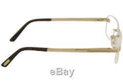 Paul Vosheront Eyeglasses PV372 PV/372 C1 23kt Gold Plated Optical Frame 57mm