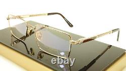 Paul Vosheront PV368 C1 23KT Gold Plated Eyeglasses Frame Italy Made