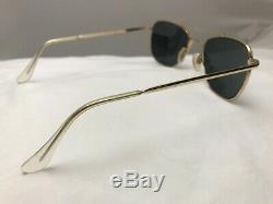Randolph Engineering 23K Gold Plated Aviator 52 mm Sunglasses #117