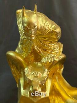 Randy Bowen Batman Gold Plated Bronze Statue Prototype #2