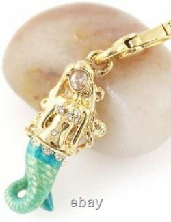 Rare NWT JUICY COUTURE Boxed Mermaid Charm YJRU6717 Crystal NEW GIFT