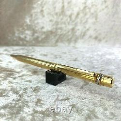 Rare Vintage Authentic Cartier Ballpoint Pen Trinity Gold Plated (Used)
