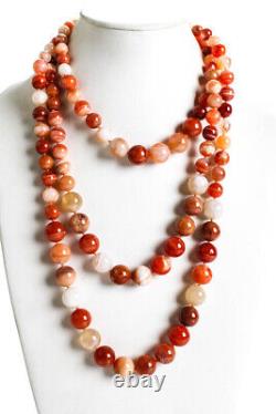 Rarities Womens Sterling Silver Yellow Gold Plated Carnelian Beaded Layered Togg