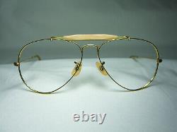 Ray Ban B&L frames Aviator Outdoorsman 58mm gold plated men's women's vintage