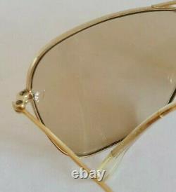 Ray Ban Caravan Bausch & Lomb Sunglasses Ray-ban USA Ambermatic Gold Plated