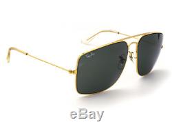 Ray Ban Men's Sunglasses B&L Explorer Gold Plated Gold Aviator Metal 6214 135