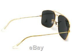 Ray Ban Men's Sunglasses B&L Explorer Gold Plated Gold Aviator Metal 6214 135