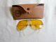 Ray-ban Vintage Gold Aviator 5814mm Sunglasses Withcase Yellow Lenses