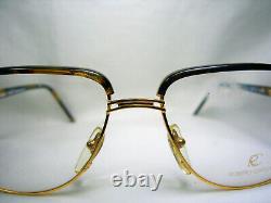 Robert Capucci luxury eyeglasses Gold plated square oval men women NOS vintage