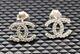 Round Cut Simulated Diamond Stunning Fancy Stud Earring In 14k White Gold Plated